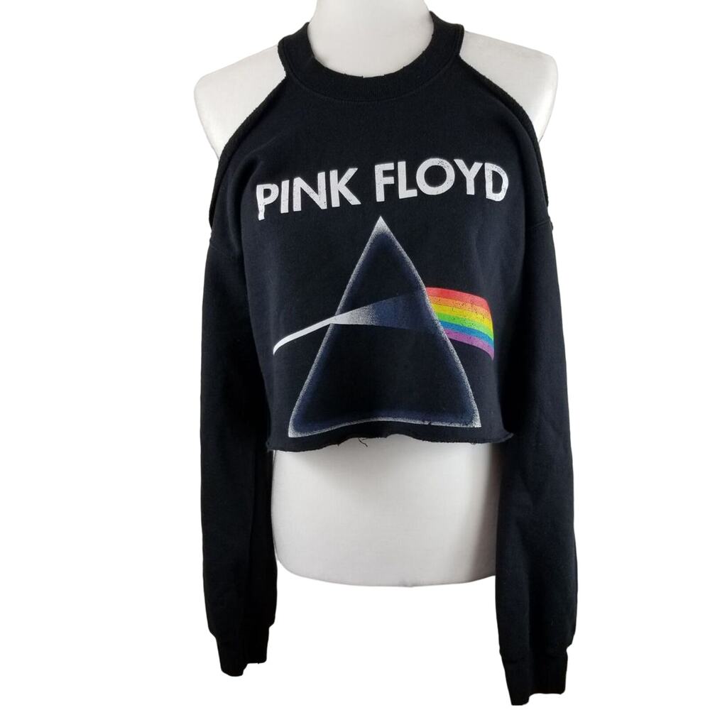 Pink Floyd 2017 Remake Of The 1972 Concert Cropped Sweatshirt Sz M
